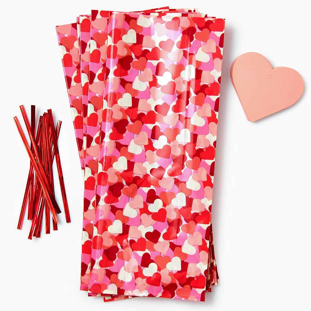 Bunch of Hearts Cello Bags Set of 15