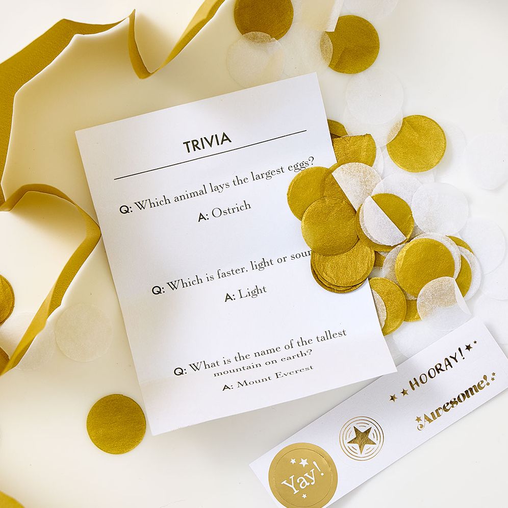 Golden Party Crackers Set of 6