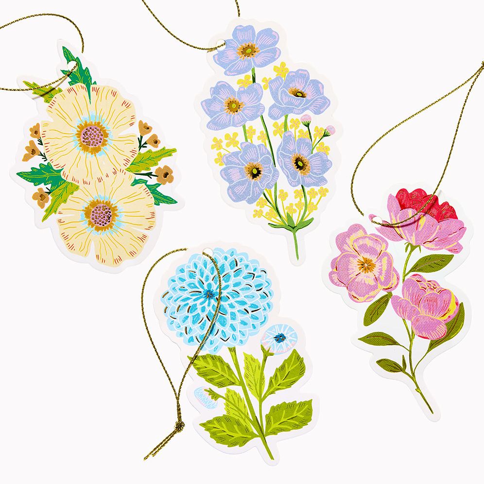 Pretty Blooms Gift Tags Set of 8