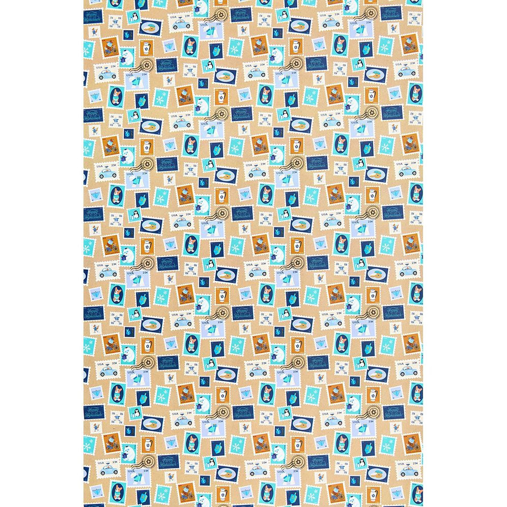 Hanukkah Mail Jumbo Roll Wrap