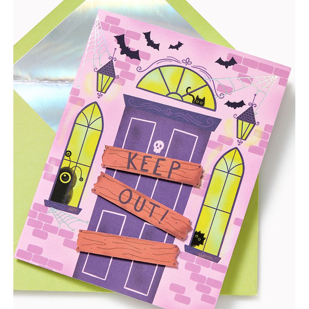 Monster House Halloween Card