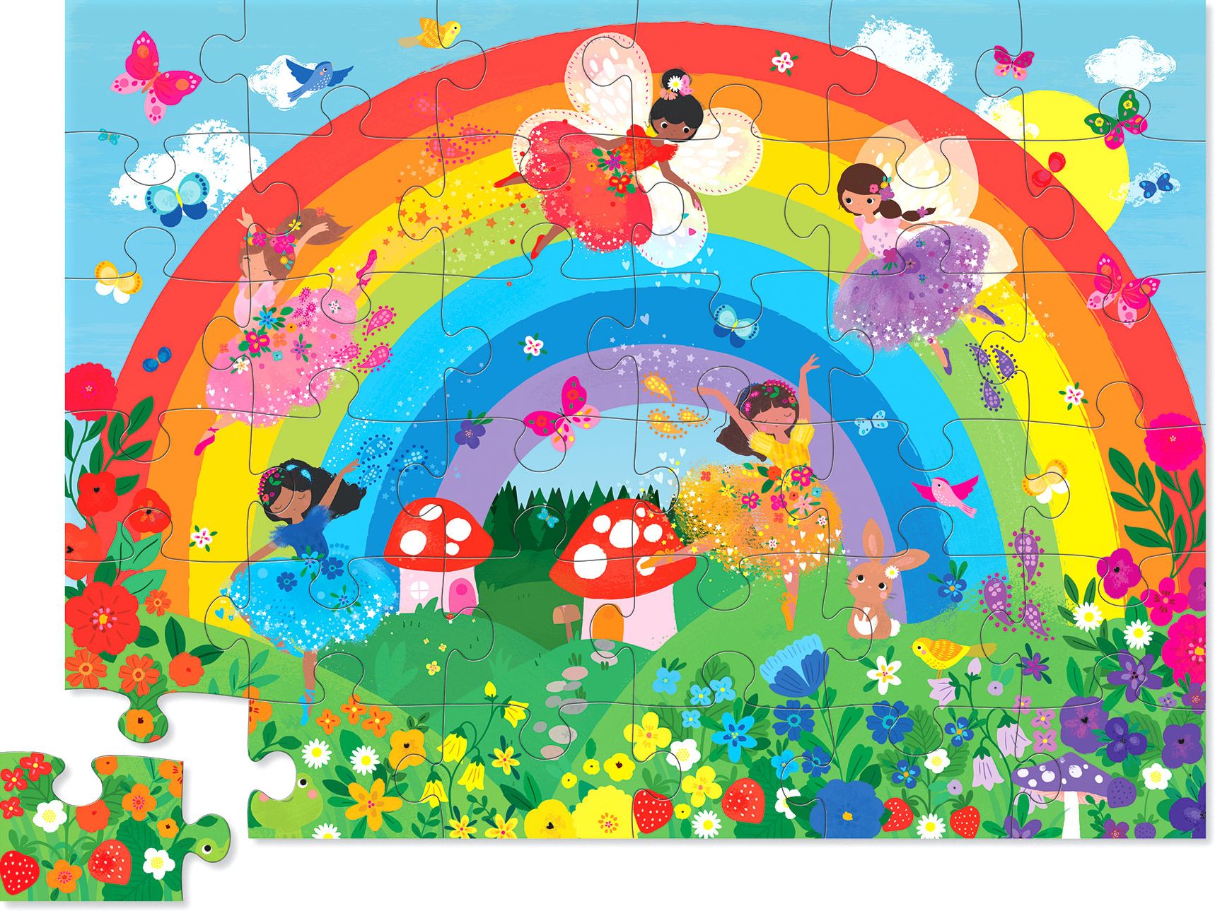 Over the Rainbow 36 pc Floor Puzzle | Paper Source