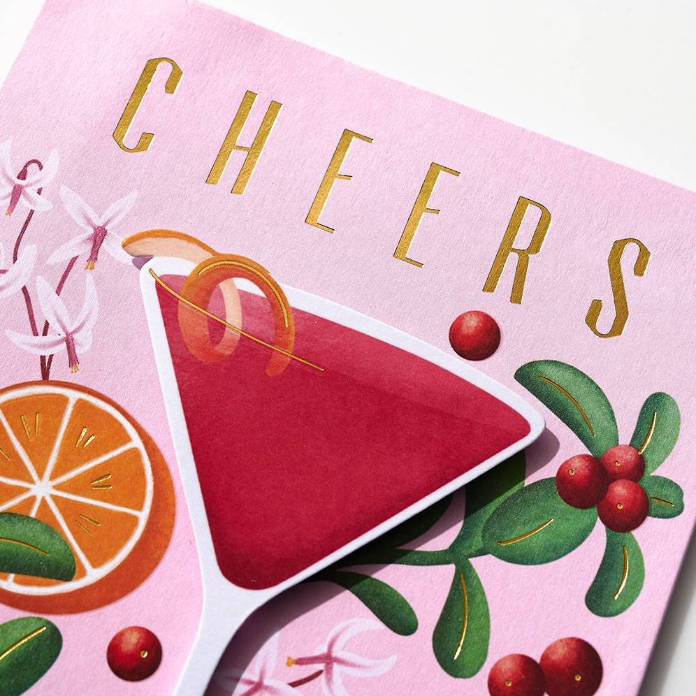 Cheers Cocktail Birthday Card