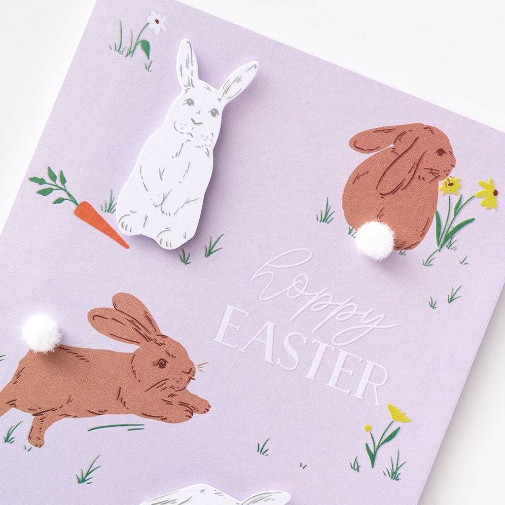 Embellished Bunny Easter Card