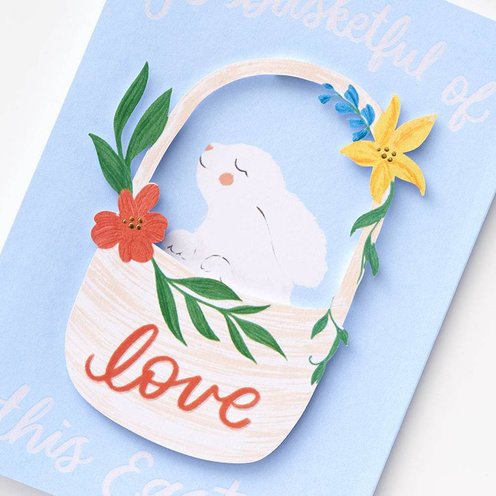 Basket Of Love Easter Card