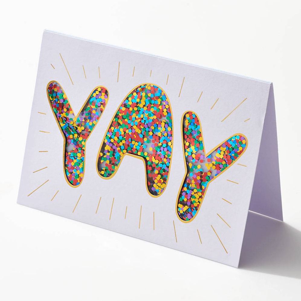 Yay Confetti Congratulations Card