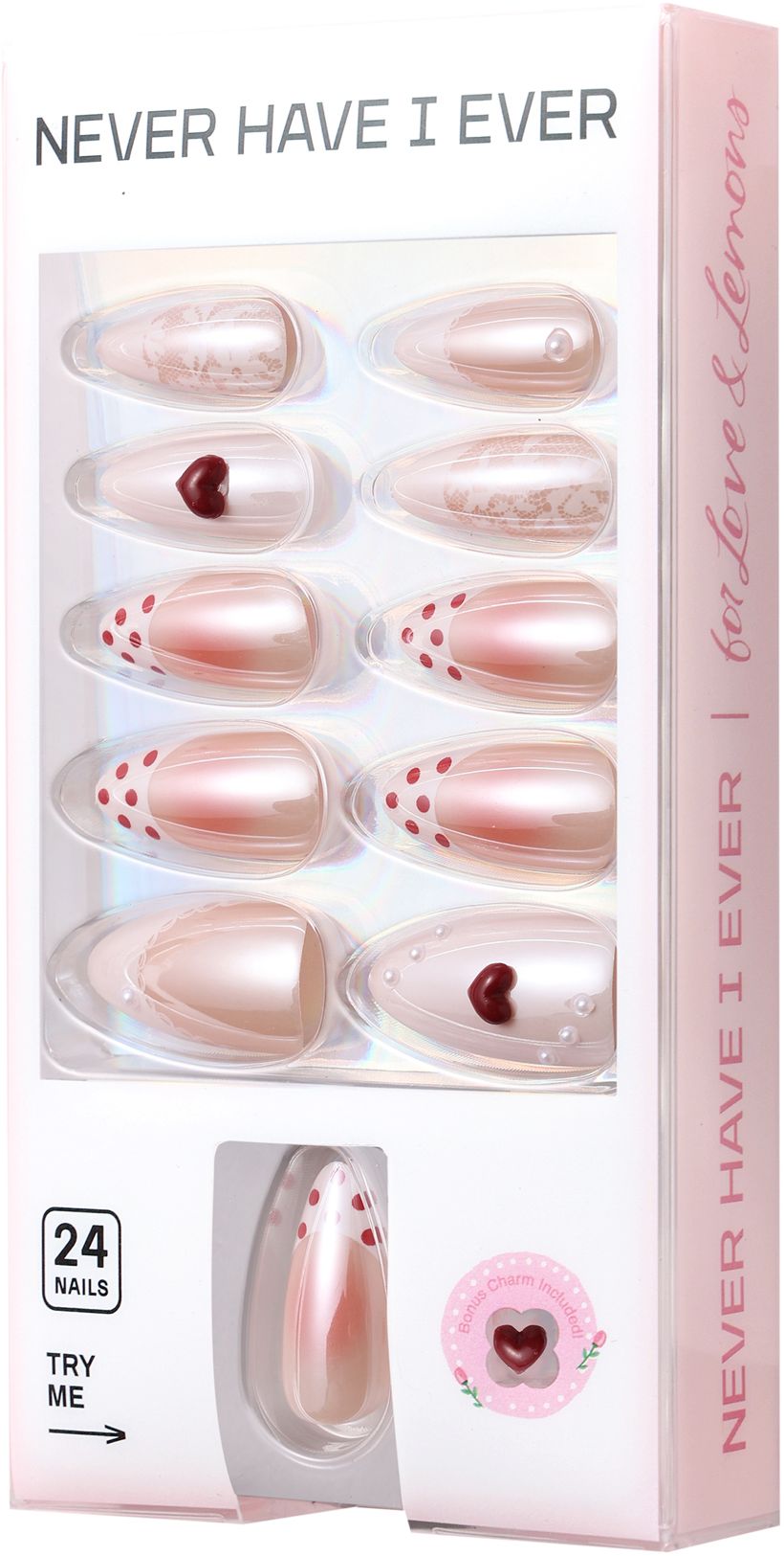 LOVER GIRL - ALMOND PRESS-ON NAILS