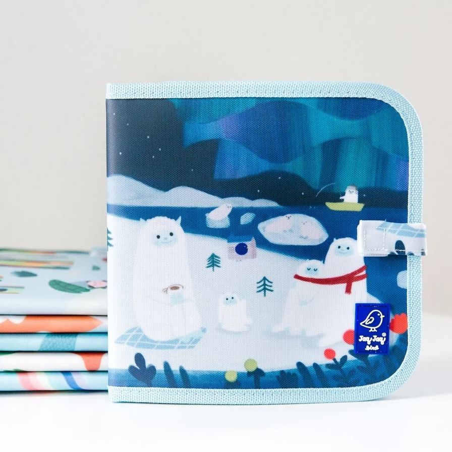 Yetis And Aurora Borealis Erasable Doodle Book