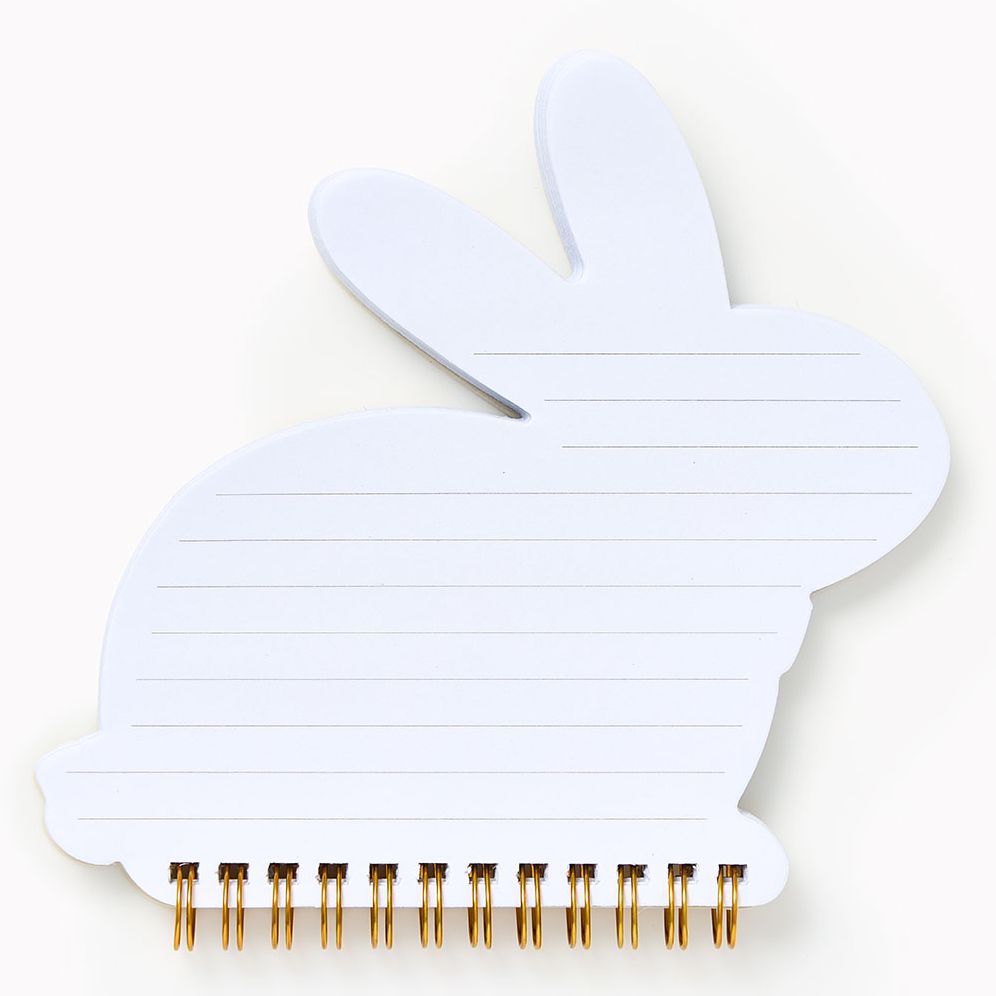 Diecut Easter Bunny Notebook