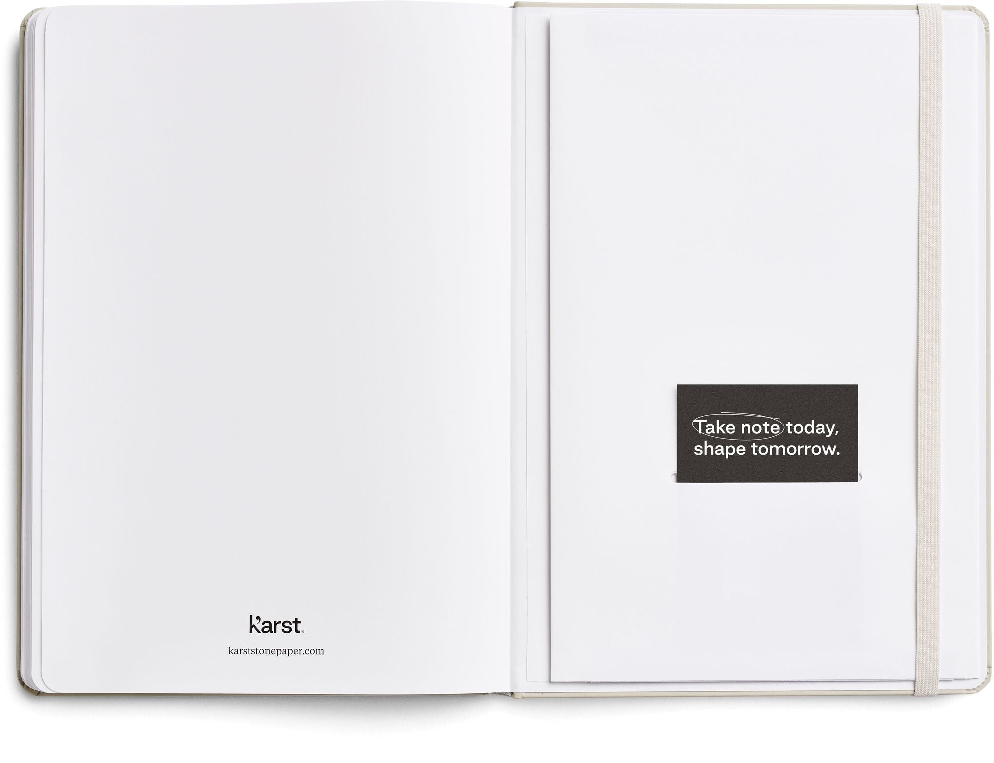 Karst Stone Paper A5 Hardcover Notebook - Boltblue