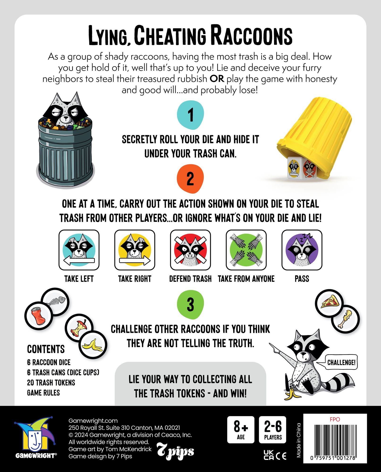 Lying, Cheating Raccoons (B&N Game of the Month)