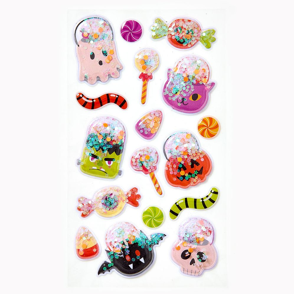 Trick or Treat Shaker Sticker Sheet