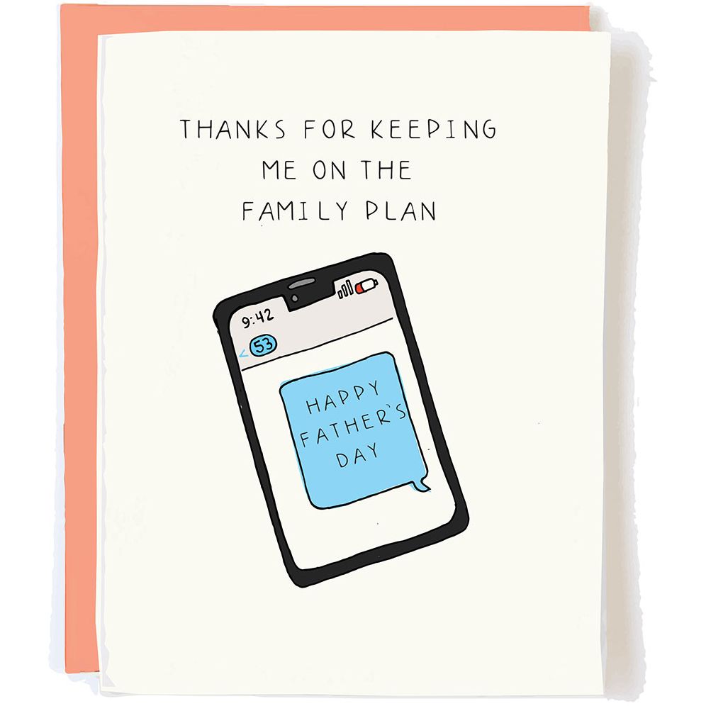 Family Plan Father's Day Card