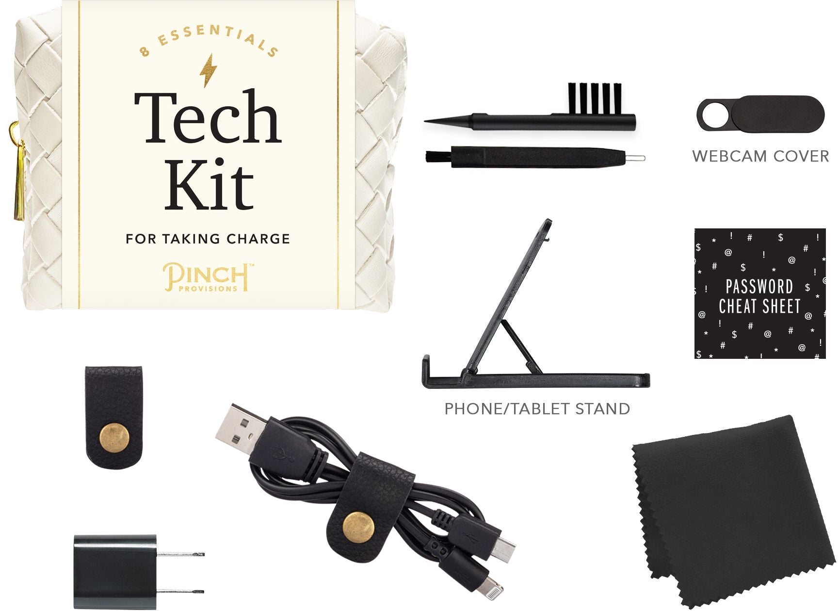 Ivory Woven Tech Kit