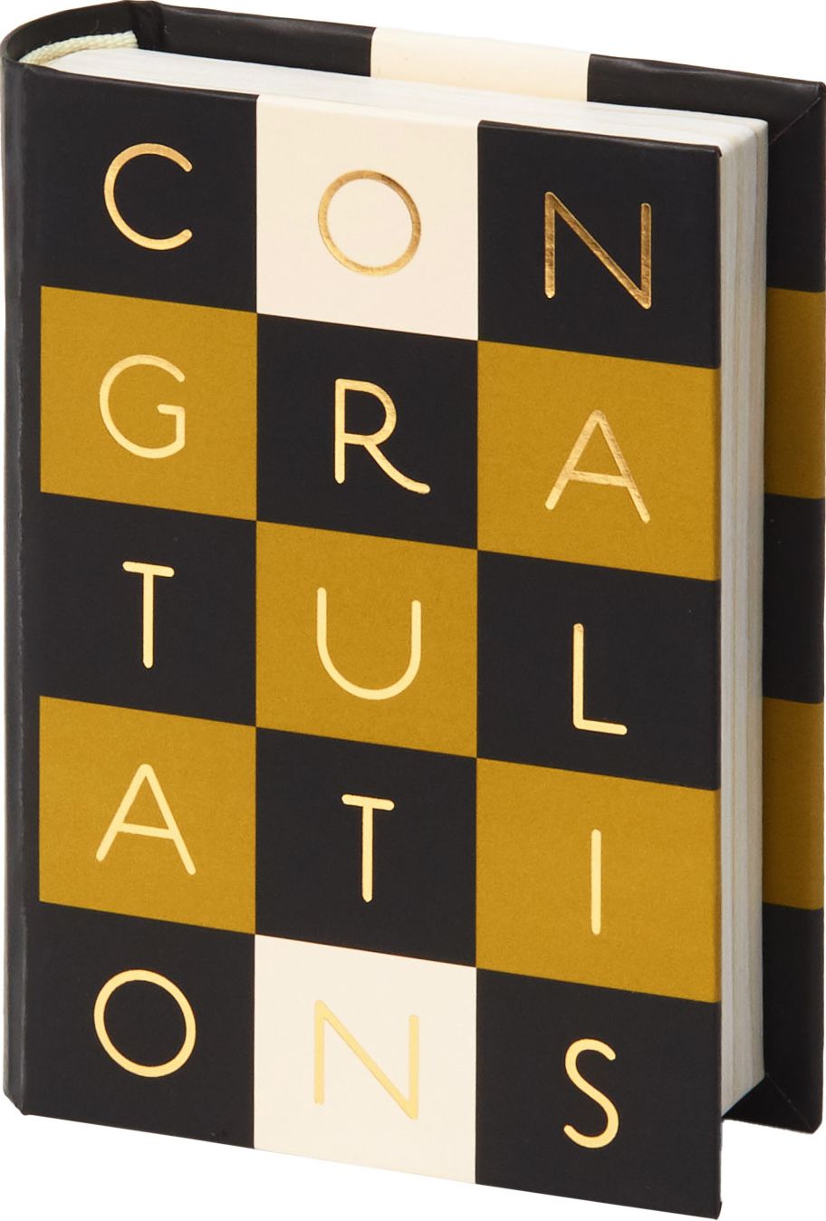 Congrats Checkerboard Gift Card Holder