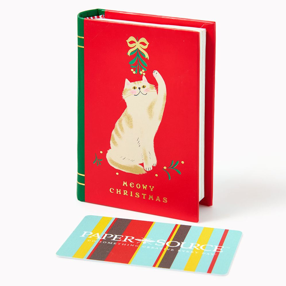 Meowy Christmas Giftcard Holder | Paper Source