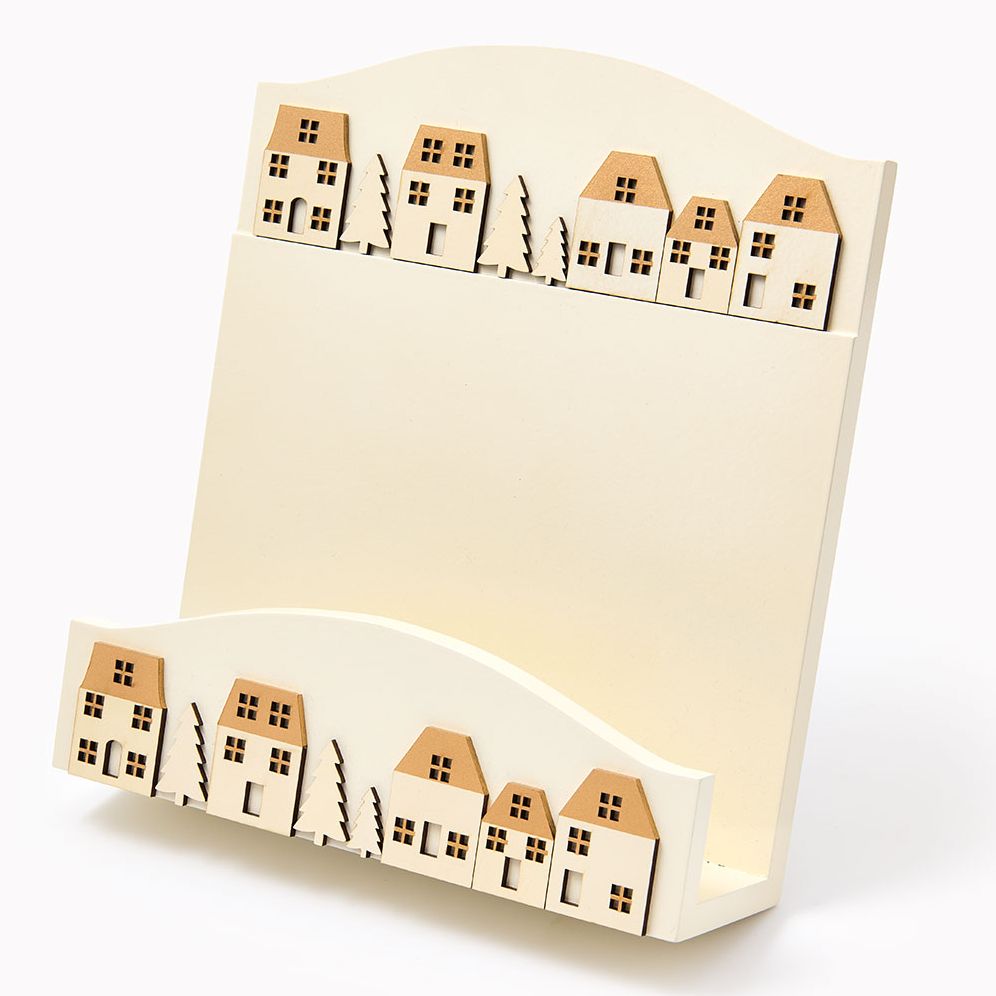 Holiday Village Cookbook Stand