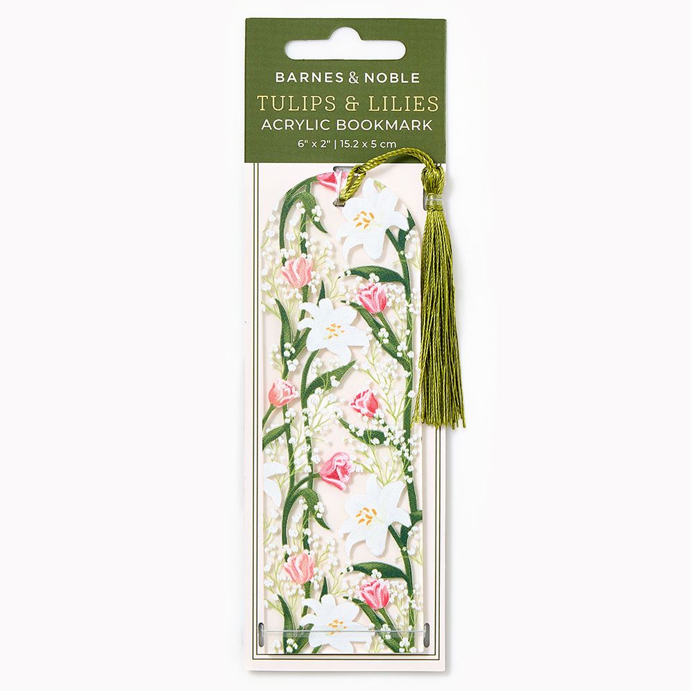 Tulip & Lilies Acrylic Bookmark | Paper Source