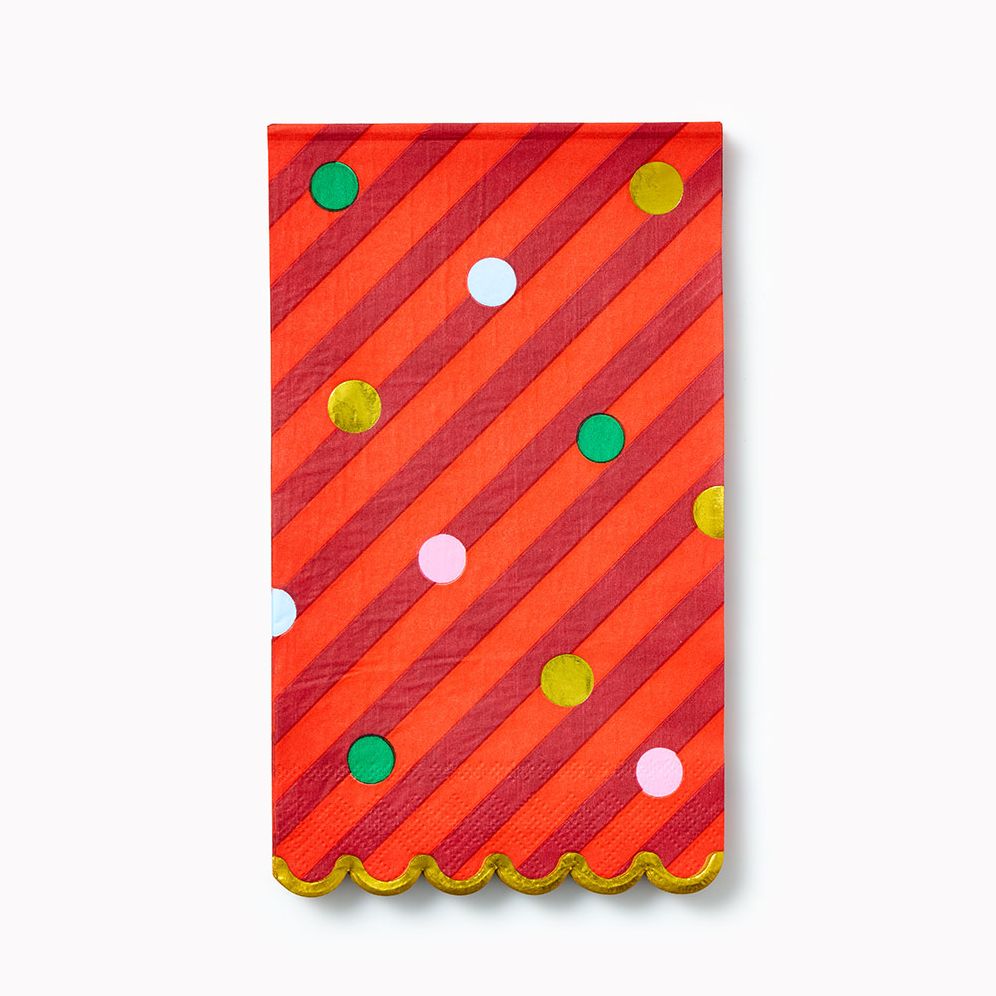 Holidazzle Scalloped Guest Napkins
