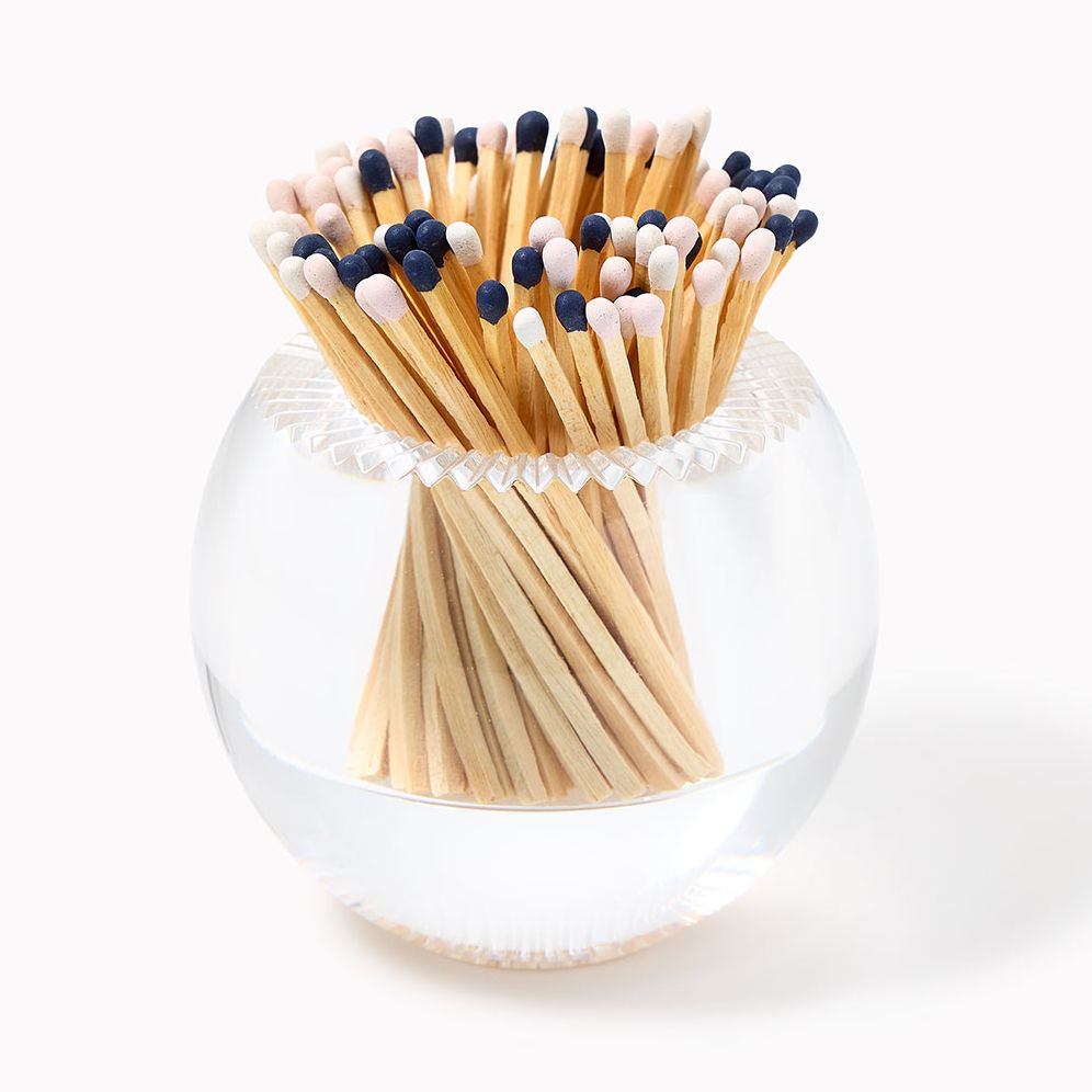 Acrylic Match Holder with 140 matches