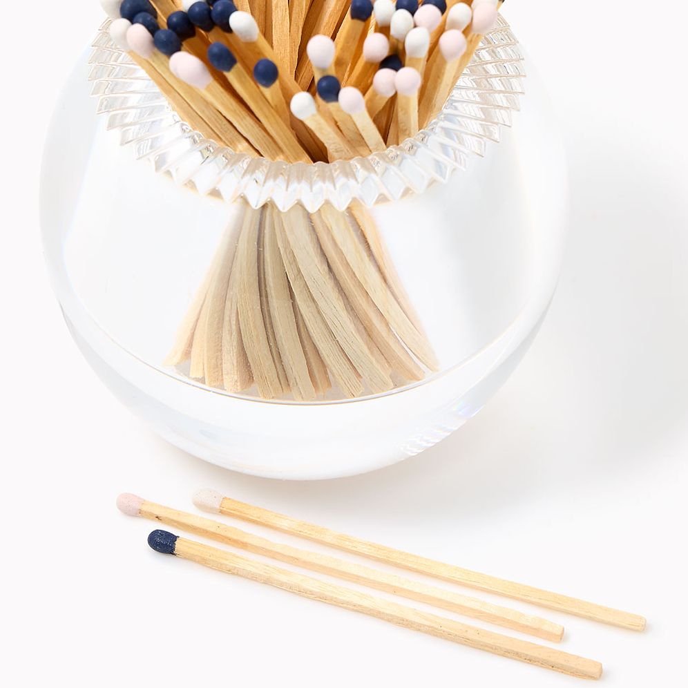 Acrylic Match Holder with 140 matches