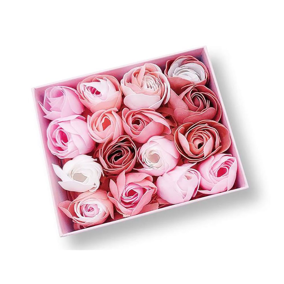 ROSE SOAP SPA 10個 まとめ売り Pink Rose Soap Set | Paper Source