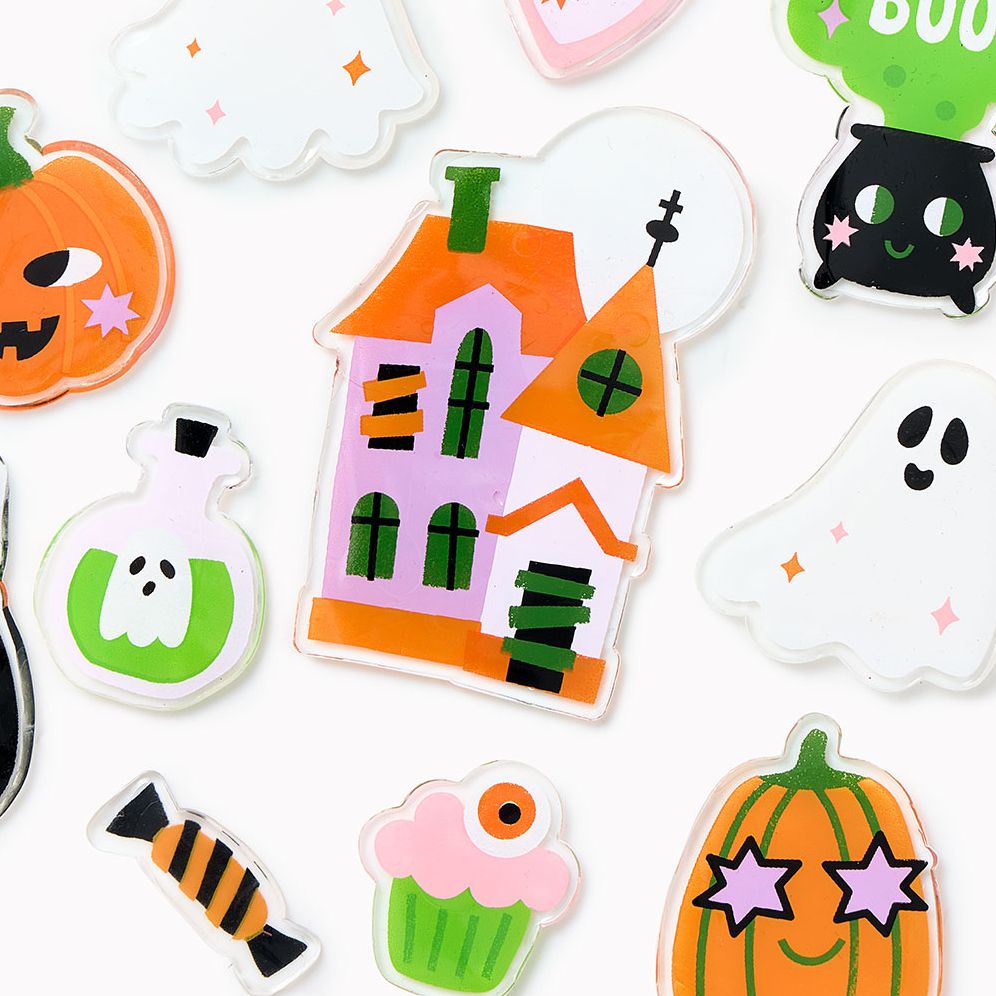 Halloween Window Gel Clings Set of 12