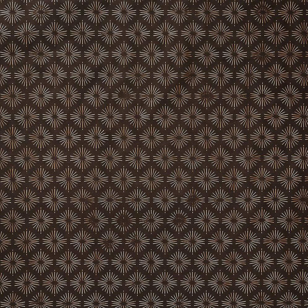 Gold Starburst Stone Wrapping Paper