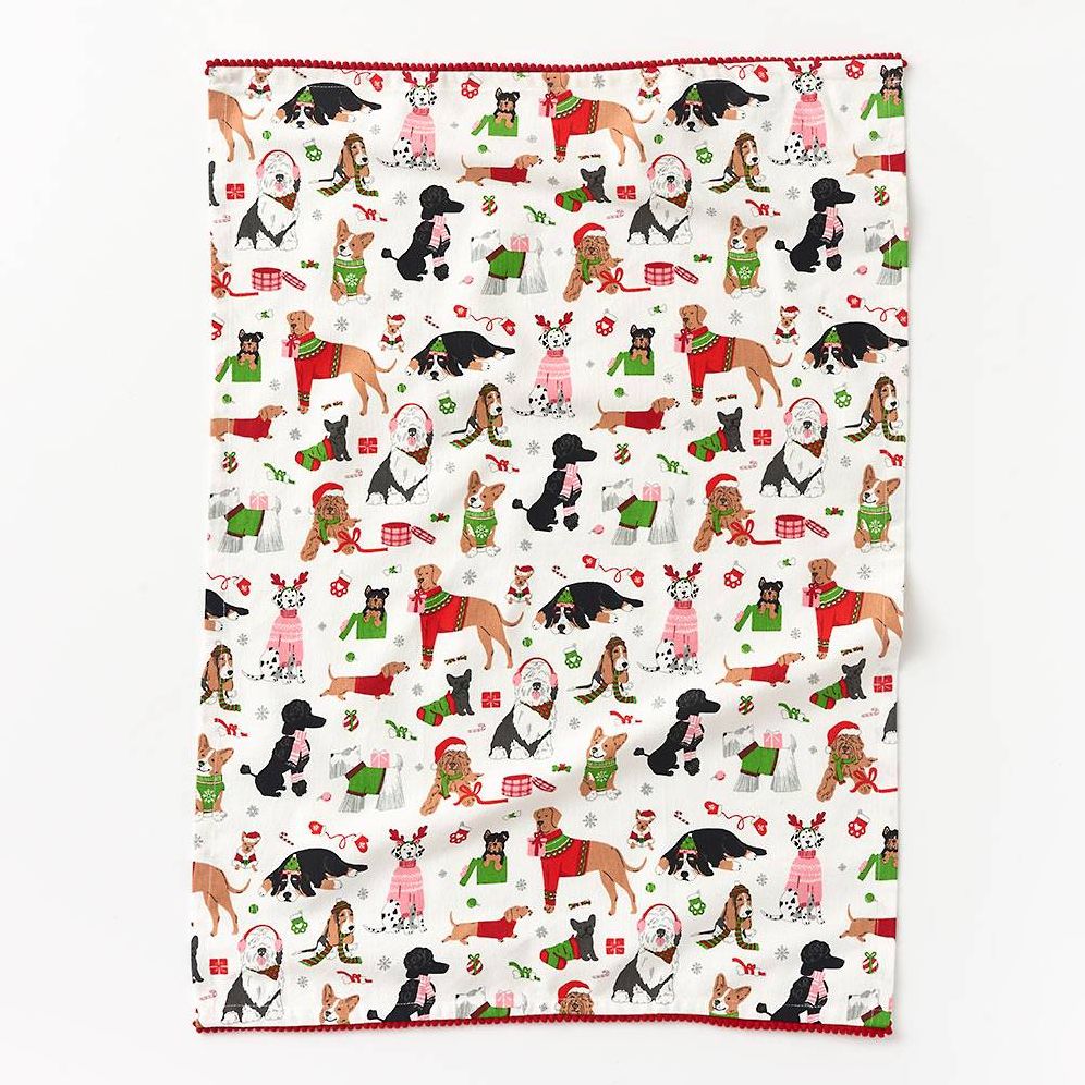 Christmas Good Boys Tea Towel