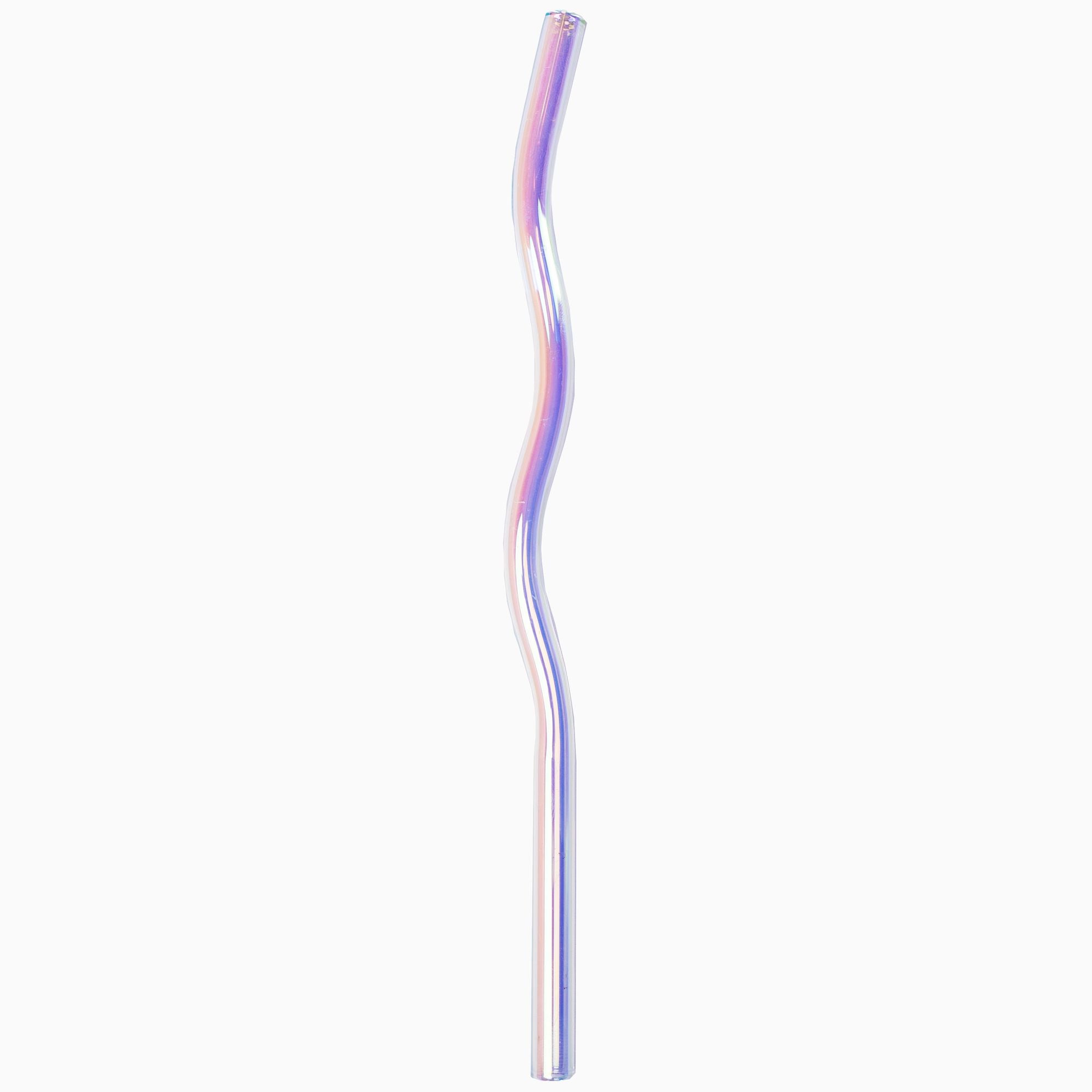 Wavy Glass Straws