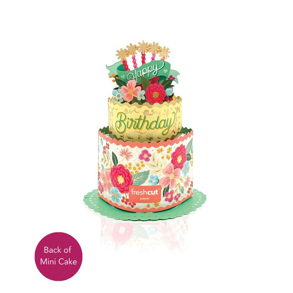 Blooming Cake Pop-up Birthday Card