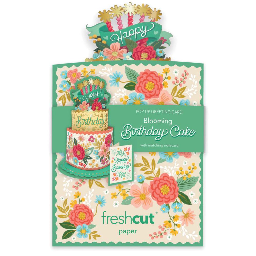 Blooming Cake Pop-up Birthday Card