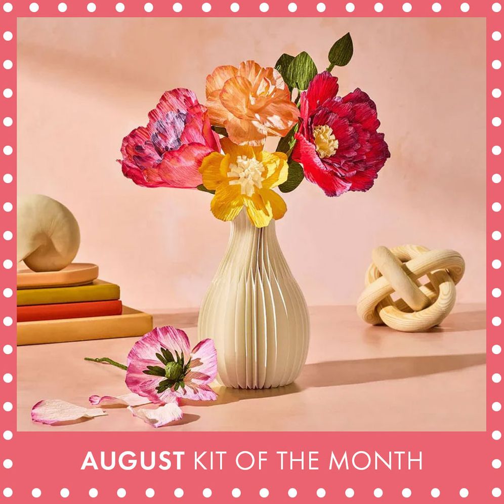 Paper Flower Bouquet Kit - Meditative Craft Kits