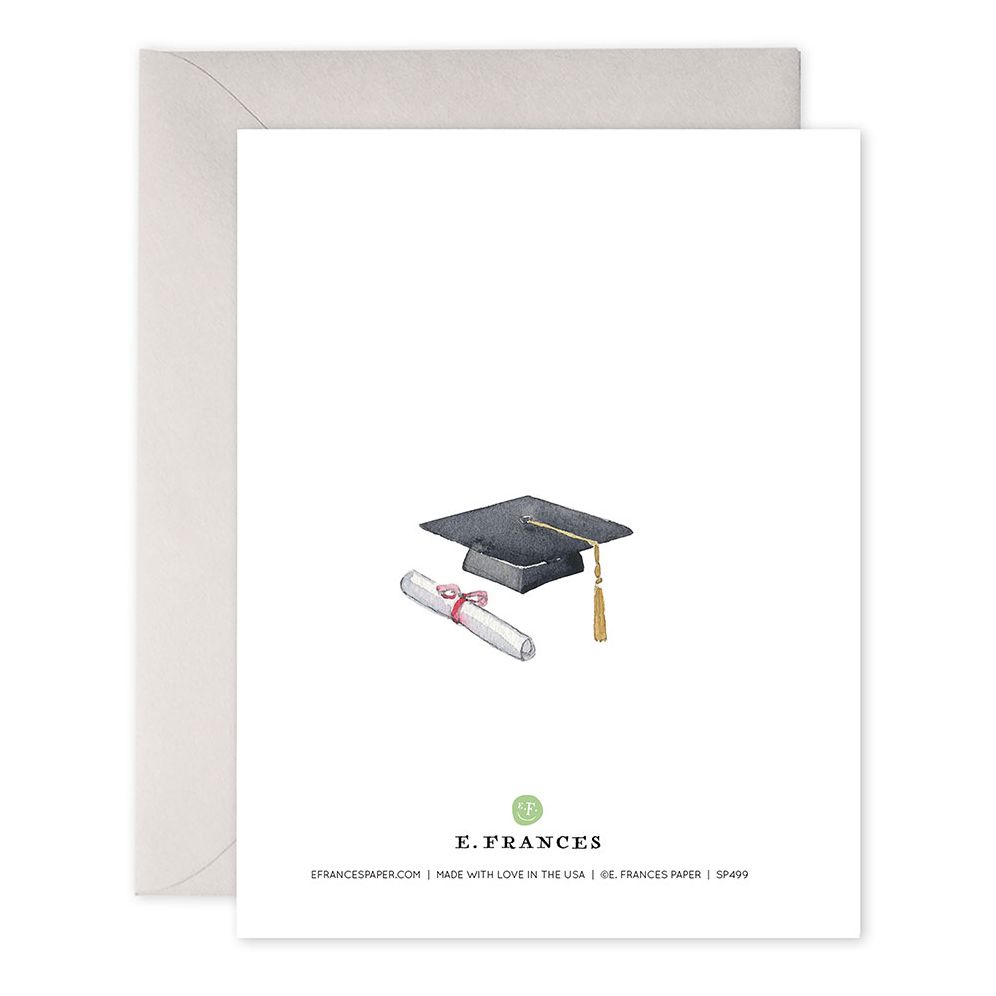 Book Stack Graduation Card