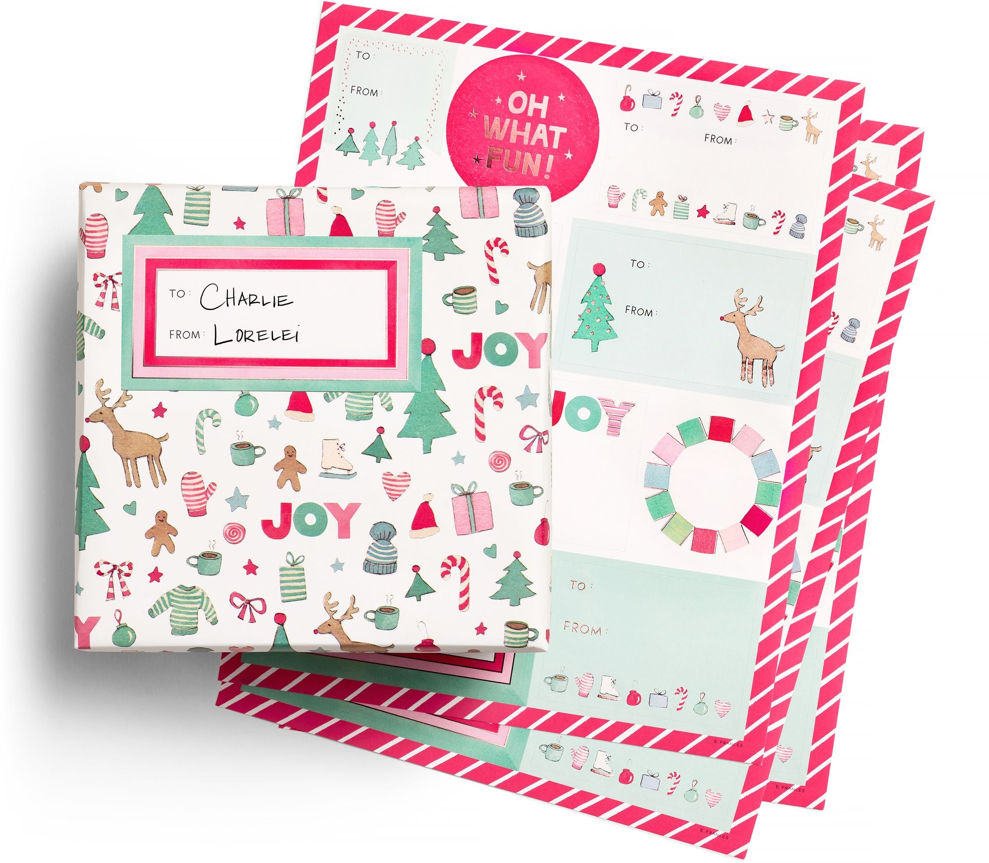 Merry Motif Gift Labels
