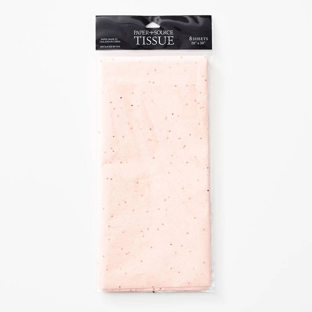 Rose Gold Gemstone Tissue Paper