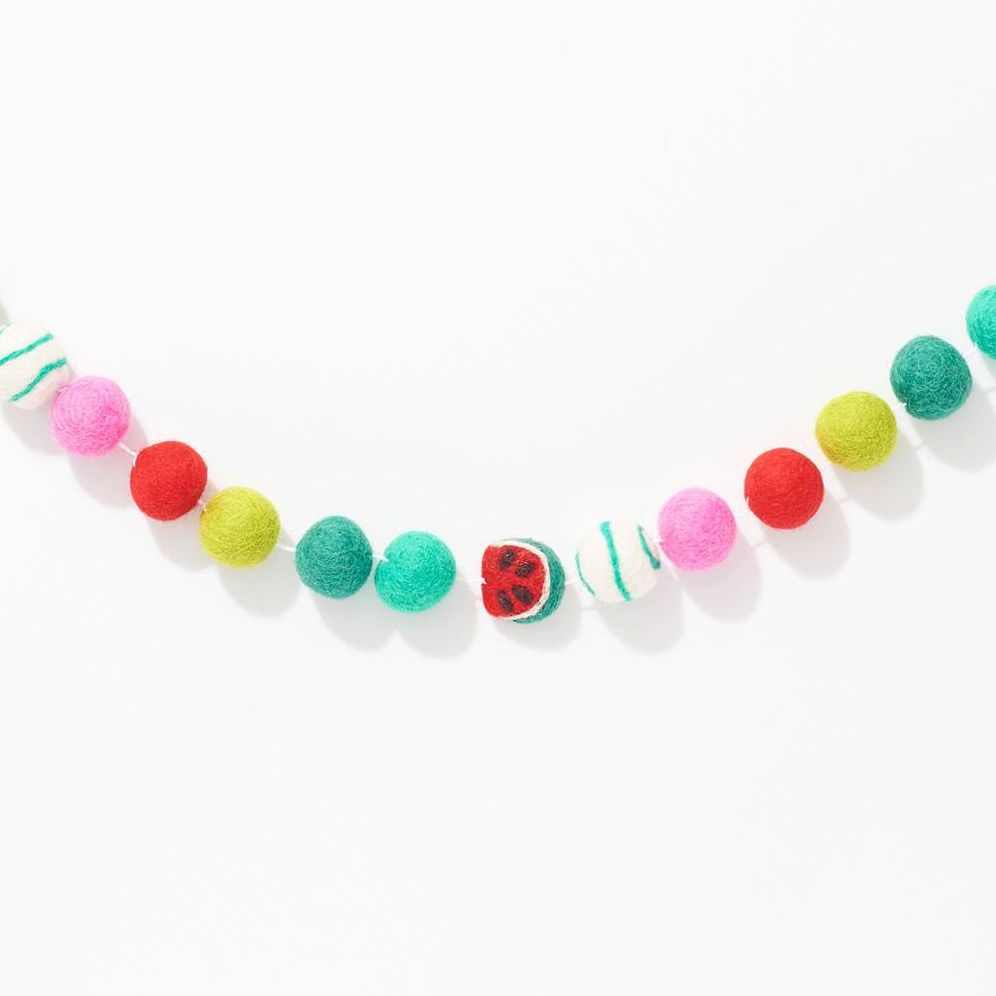 Watermelon Felt Garland