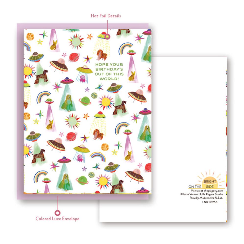 Out of This World Birthday Card