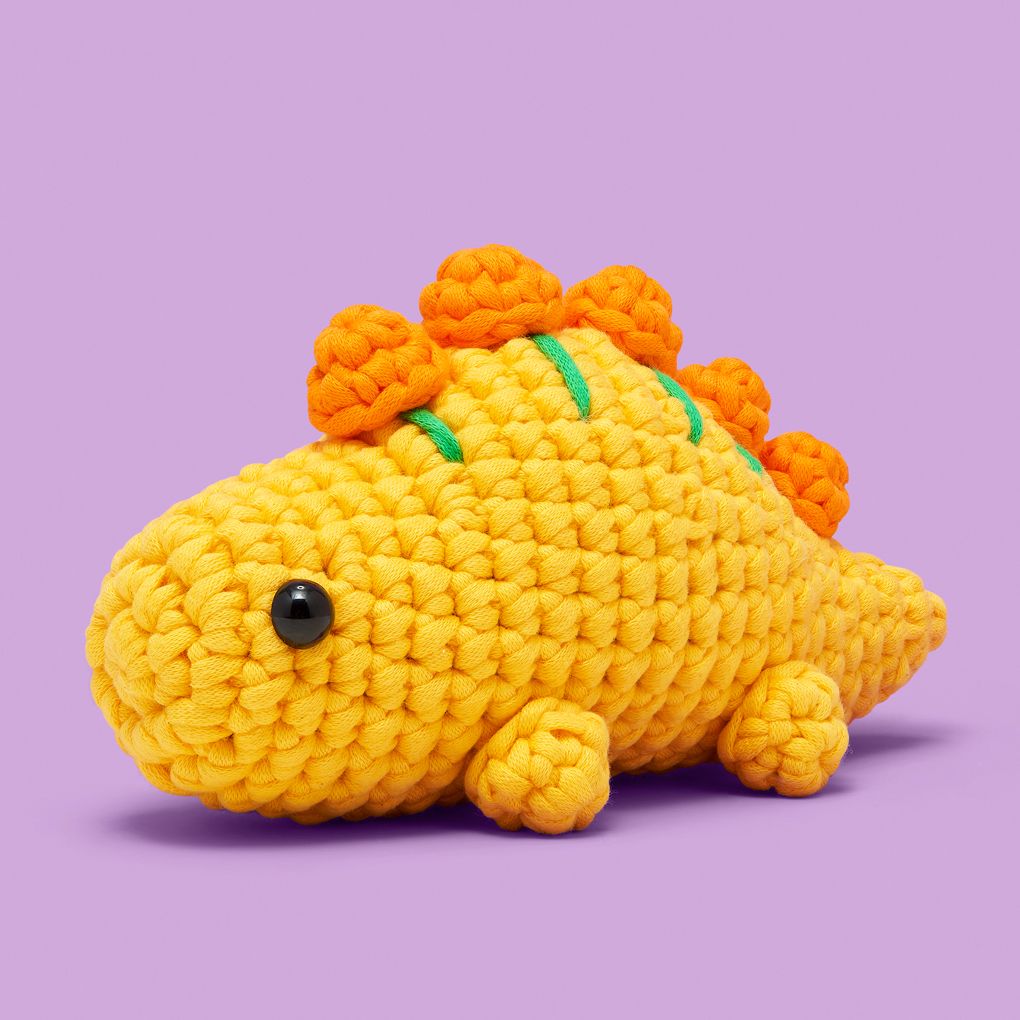 Phoebe the Stegosaurus Learn to Crochet Kit