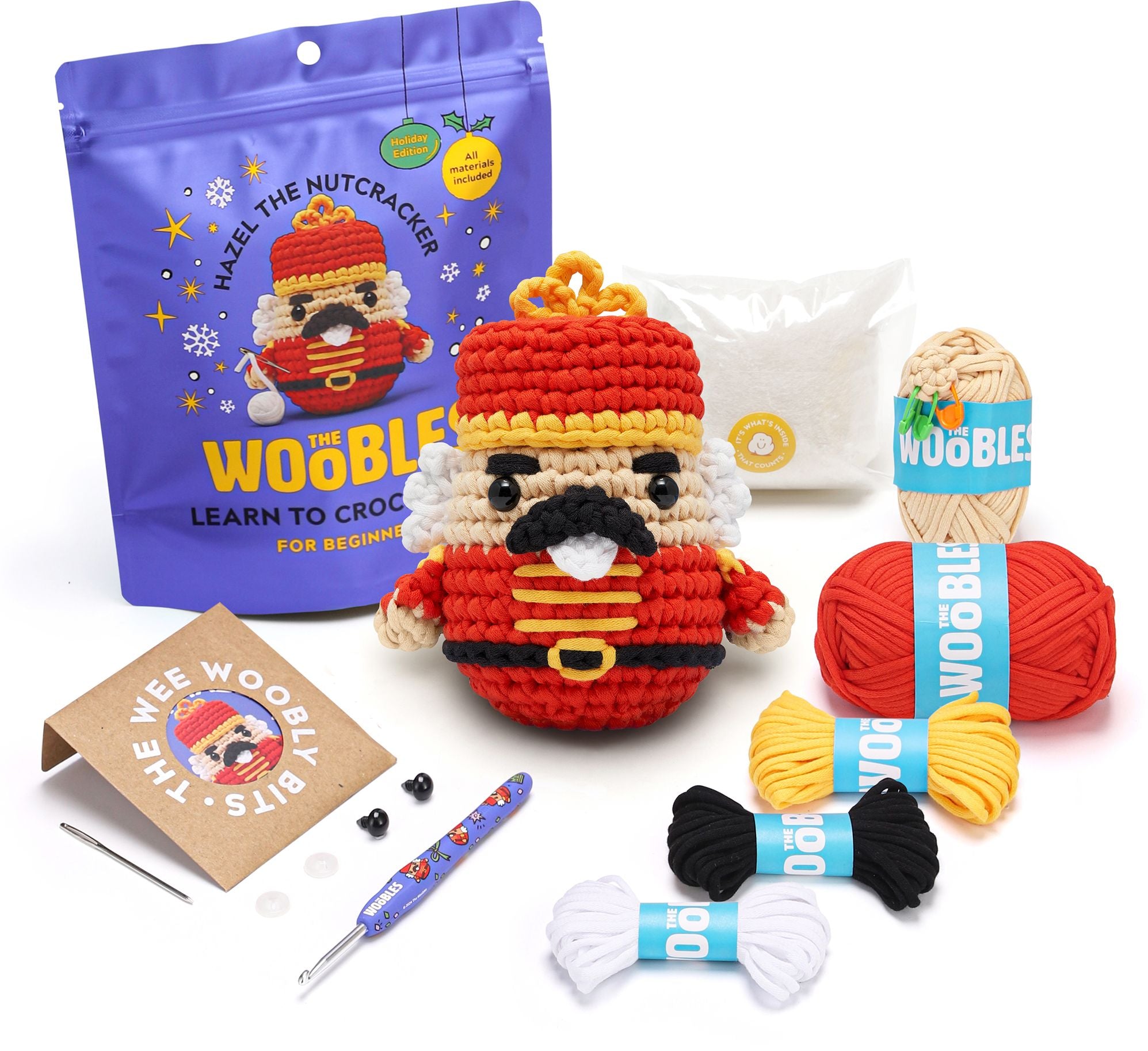 Hazel the Nutcracker Learn to Crochet Kit