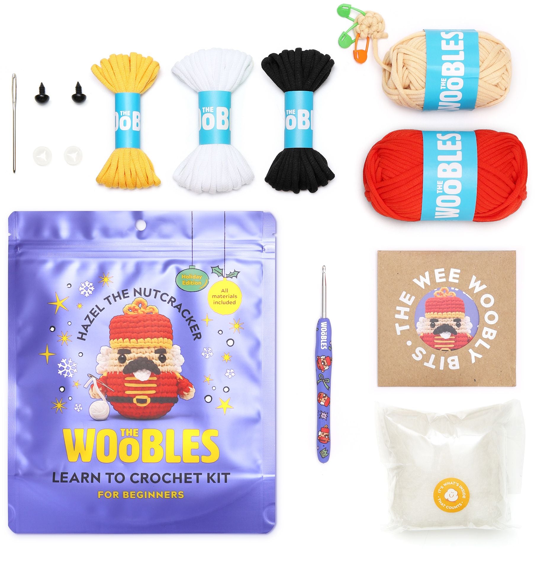 Hazel the Nutcracker Learn to Crochet Kit