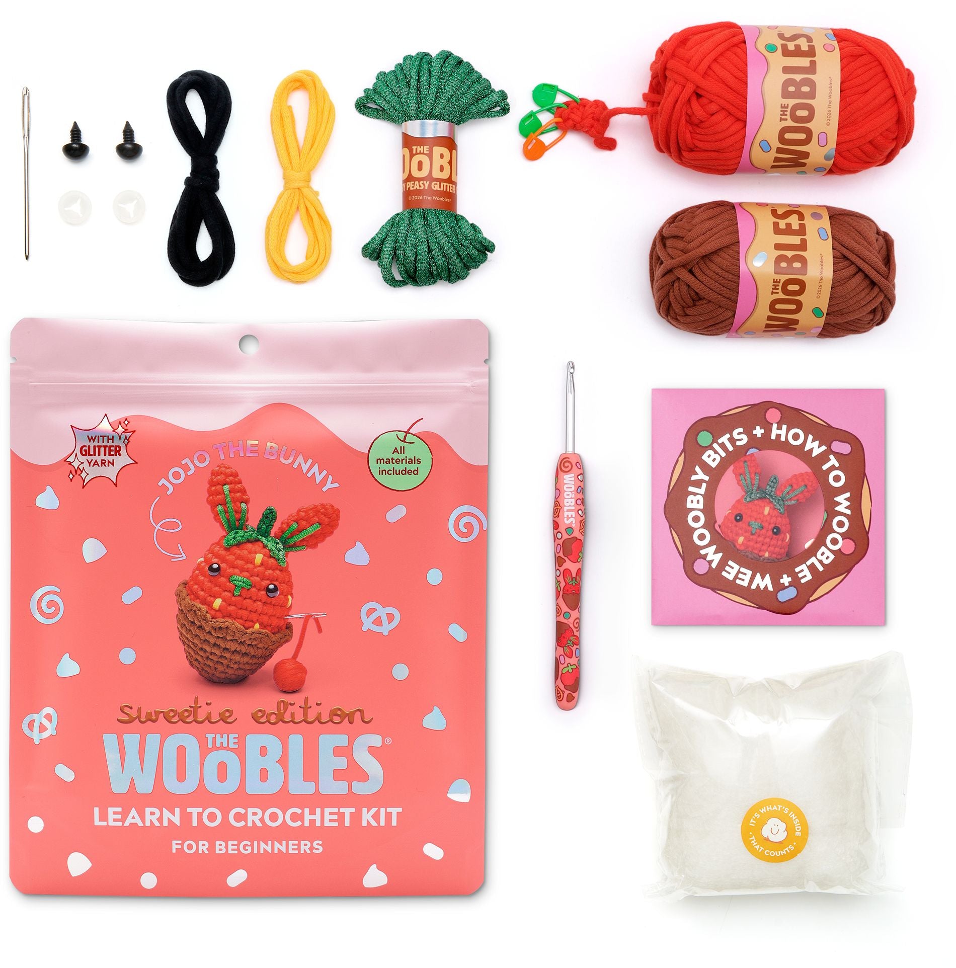 Jojo the Bunny Sweets Learn to Crochet Kit