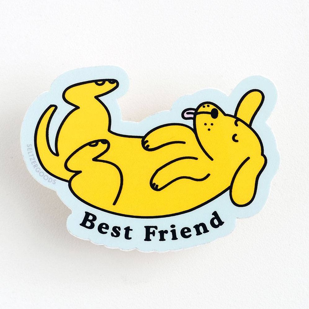 Best Friend Dog Sticker | Paper Source