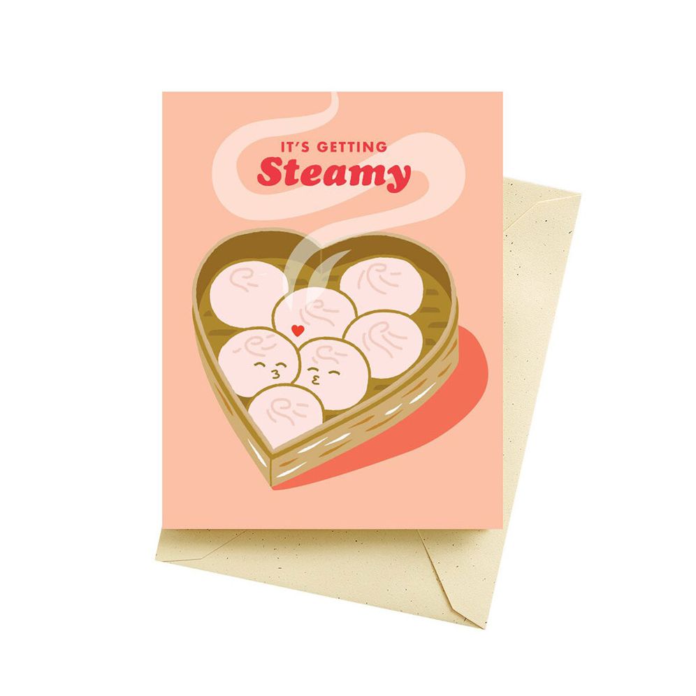 Steamy Buns Love Card