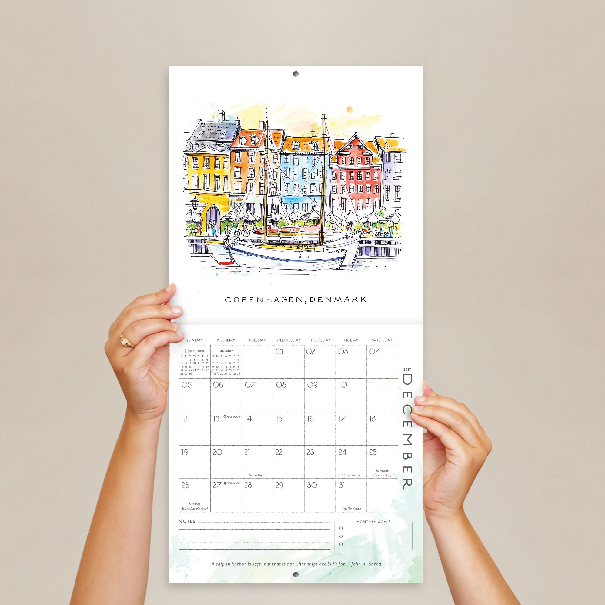 2027 Seedlings Elsewhere Wall Calendar