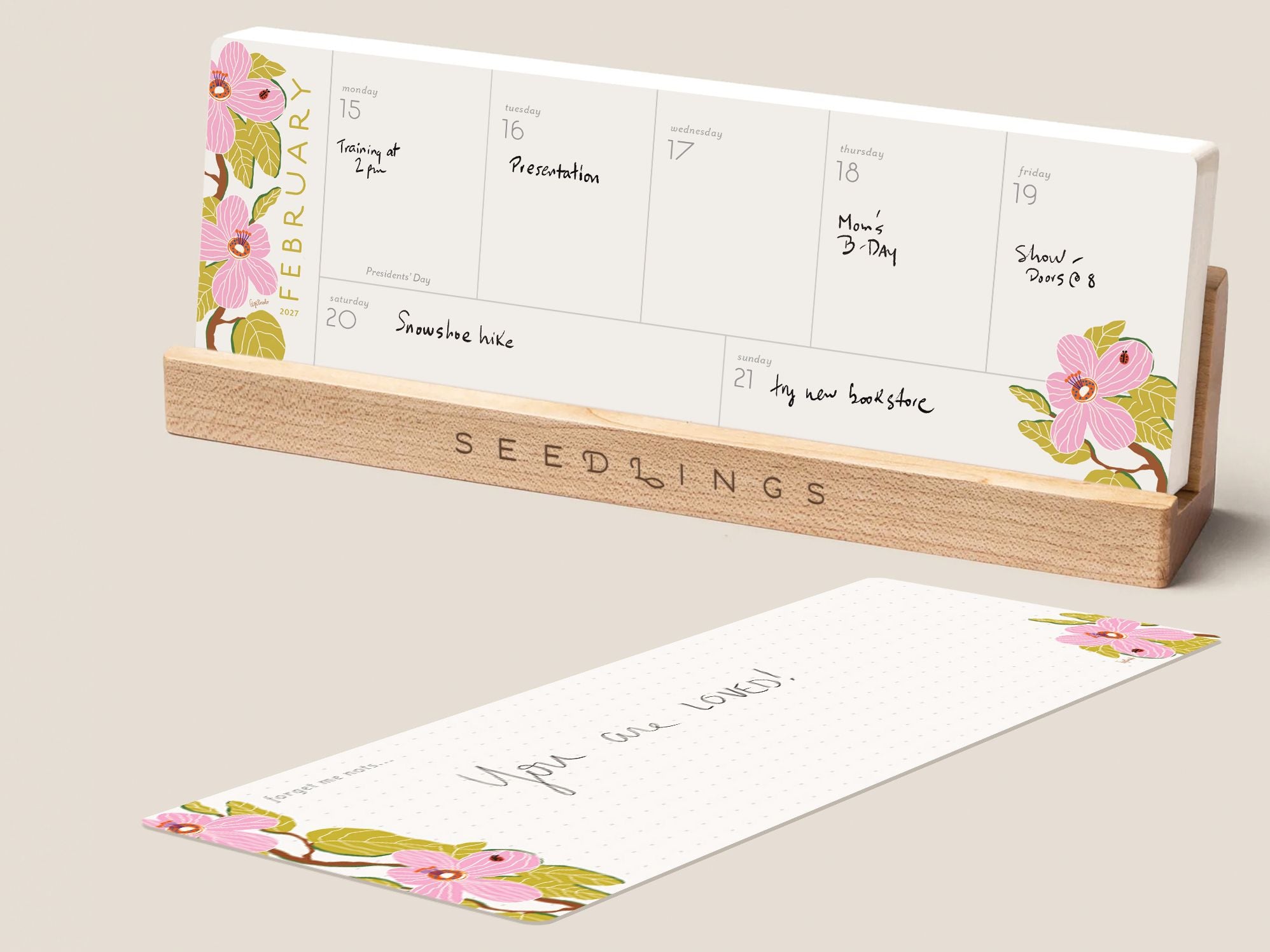 2027 Seedlings Soft Days Ahead Desk Planner