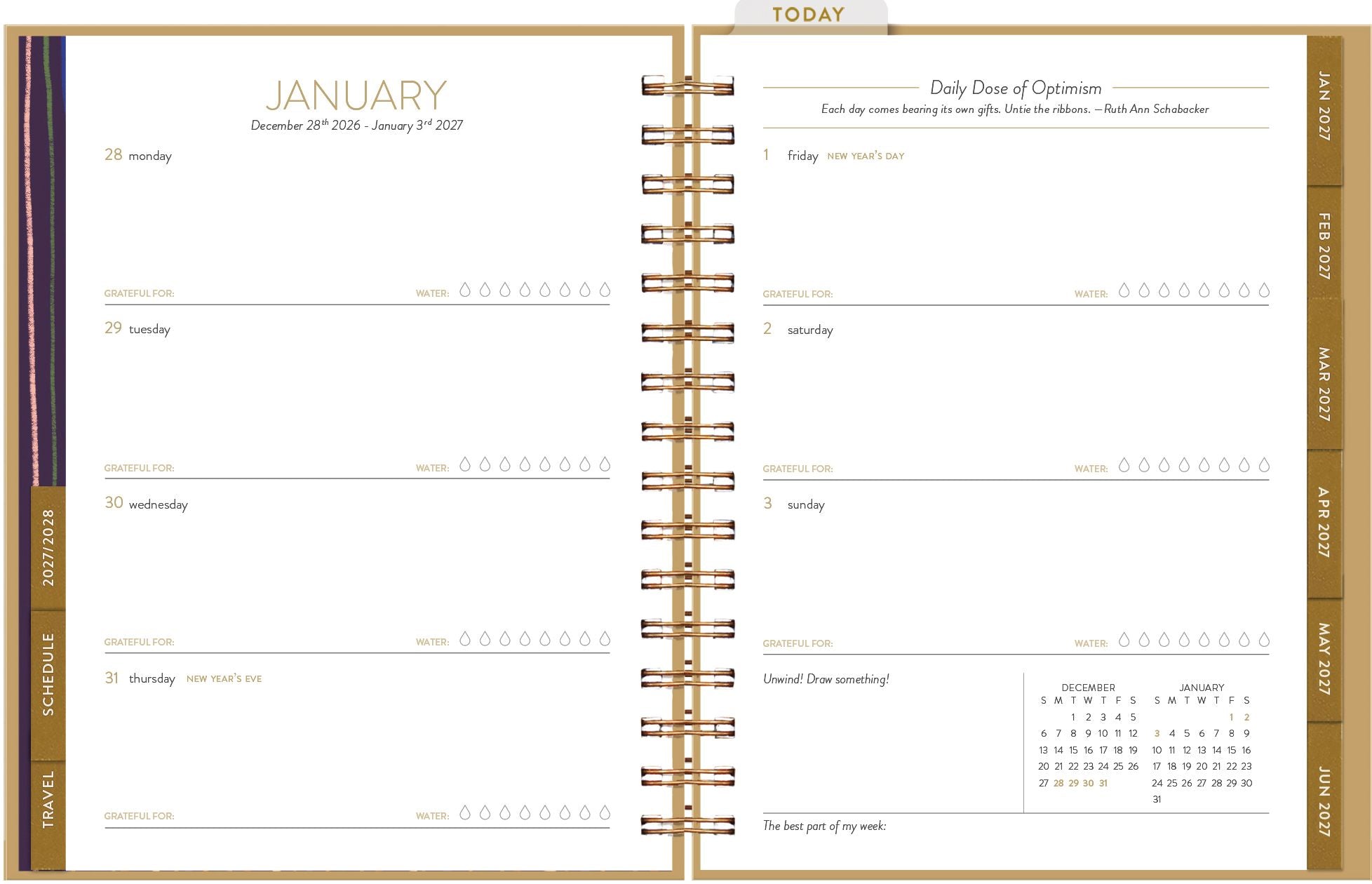 2027 Seedlings Happy Days Weekly Planner