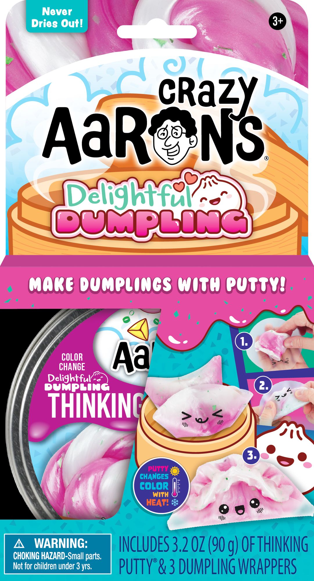 Delightful Dumpling - Full Size 4" Thinking Putty Tin
