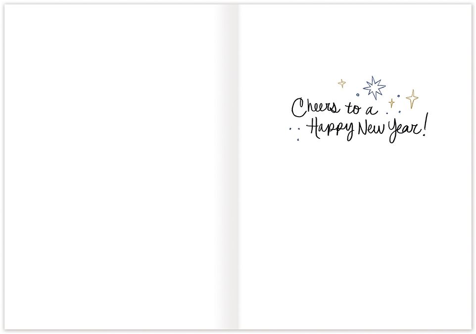 Pass The Bubbly New Year Card