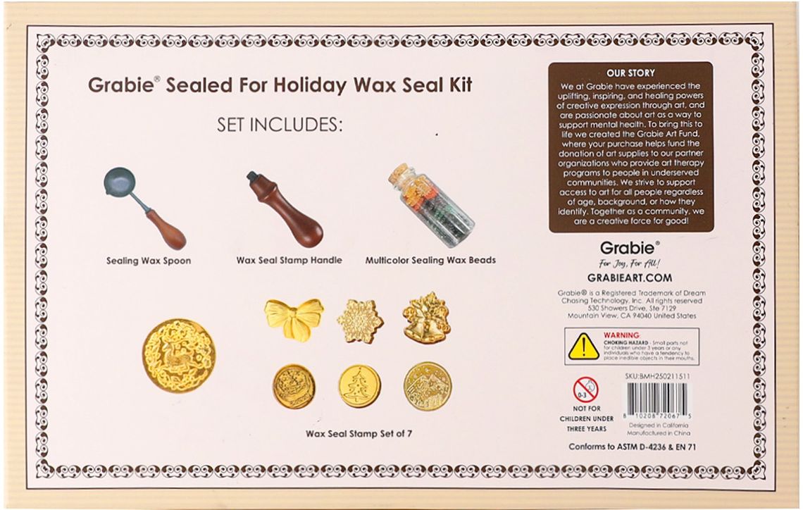 Grabie Sealed For Holiday Wax Seal Kit